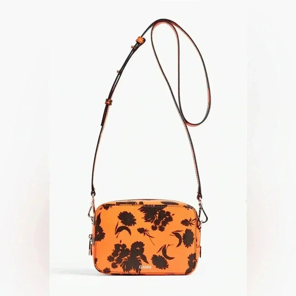 Floral-print‎ Textured-leather - Picture 1 of 4